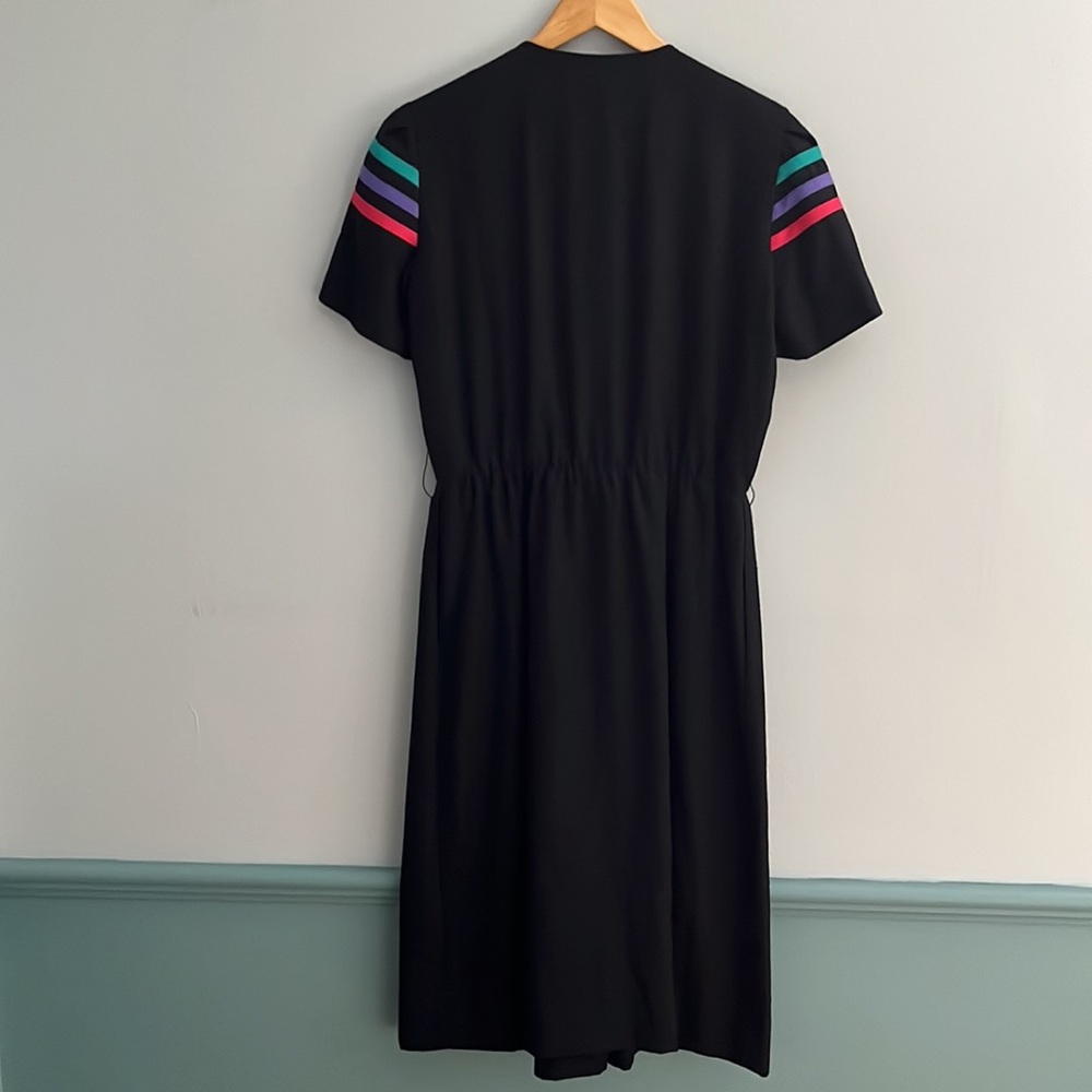 Vintage Multicolor Stripe Dress, Tanner. - Picture 5 of 6